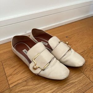 Bally Classic Maelle Buckled Loafer White